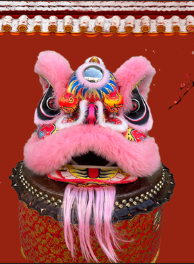 新年醒狮装饰喜庆商铺摆件醒狮文艺演出表演舞台道具泡沫舞狮头