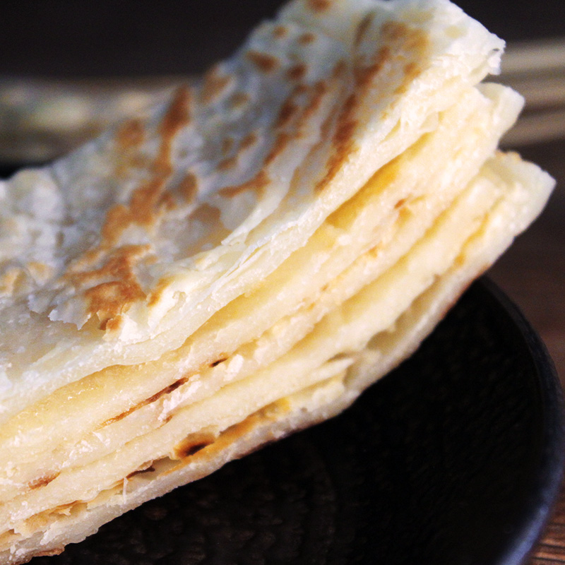 思念印度飞饼原味饼皮千层酥皮4片可制作榴莲酥饼皮香蕉派皮300g-图2