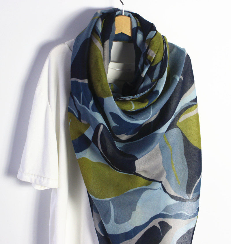 推荐，百搭显白春秋新品女士长款围巾欧美风薄款纱巾舒适柔软披肩