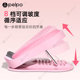 Pipeline stiffened plate with enlarged and thickened padded inclined pedal