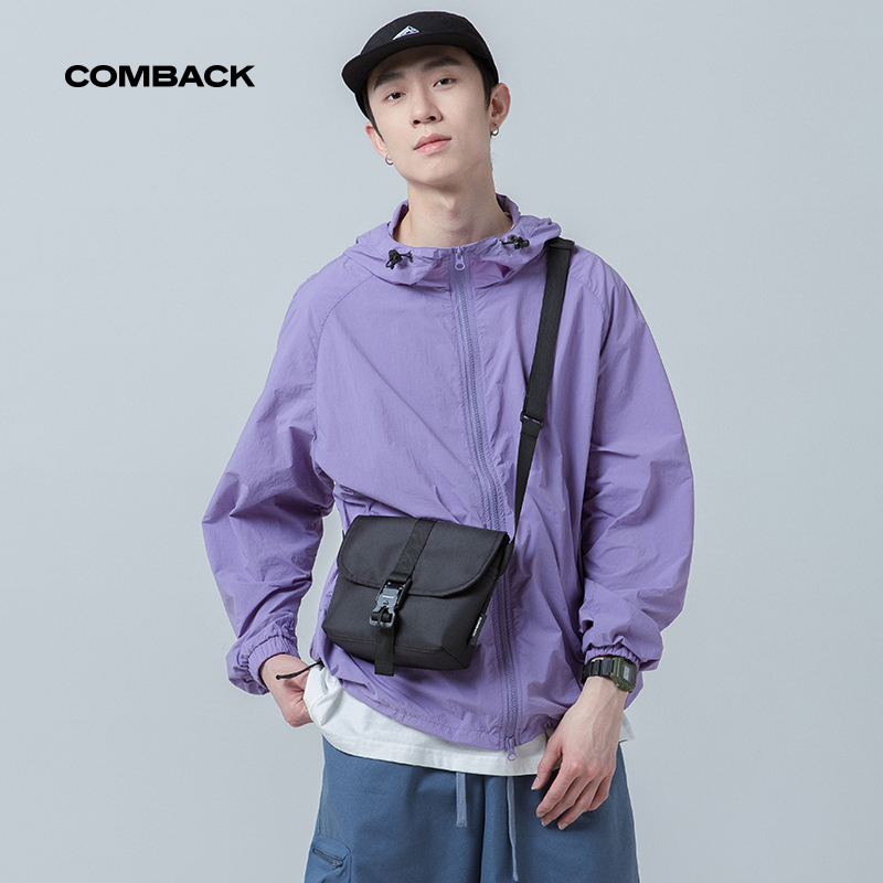 COMBACK新款国潮FIDLOCK磁力扣款男士休闲小挎包单肩包 - 图1