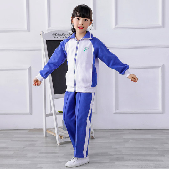 深圳校服统一小学生秋冬装运动服男女套装外套长袖长裤加厚空气层