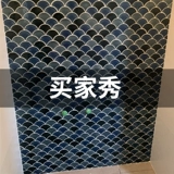 Сельская ветряная керамика ICE Crash Fisy Scales Тибетская книга кухонная стена кирпич вентилятор мозаика мозаика фоновая плитка