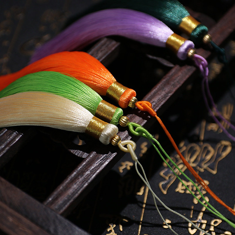 13厘米中国结流苏涤纶丝抗皱绕金线穗中国风挂件饰品配件古风吊坠,淘宝优惠券,粉丝福利购,淘宝优惠卷