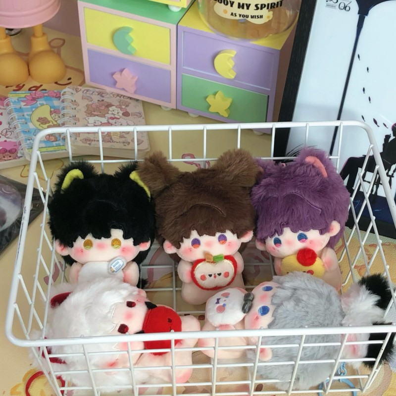 恋与深空周边棉花娃娃祁煜沈星回黎深夏以昼抱抱体包包挂件10cm - 图0