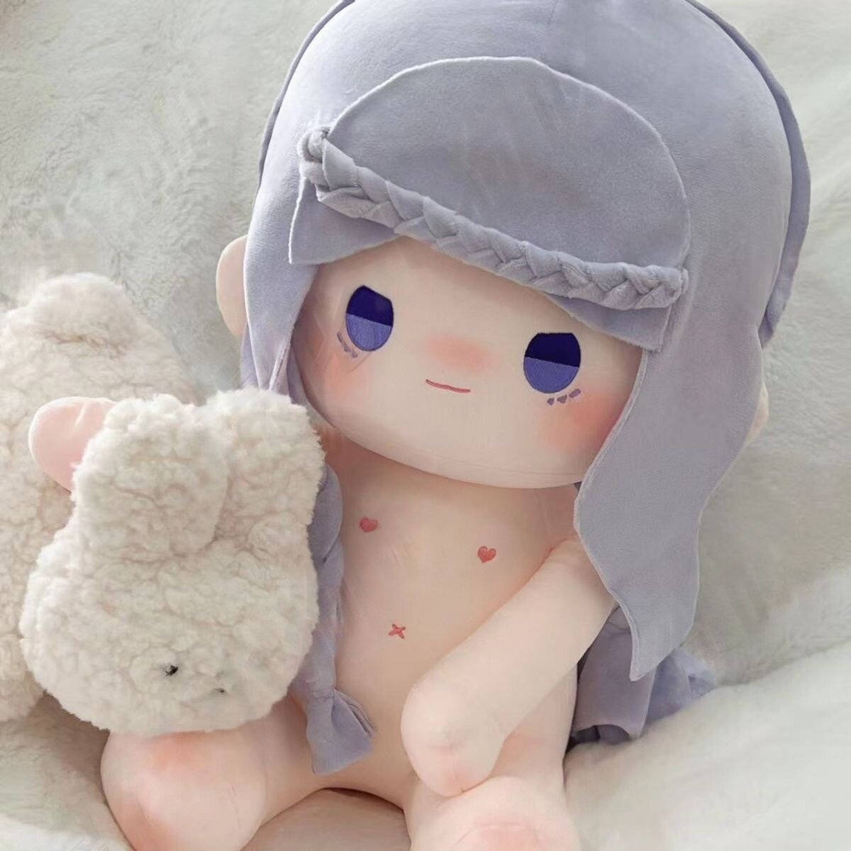 叶罗丽精灵梦银尘40cm棉花娃娃可爱毛绒玩偶公仔周边送人生日礼物 - 图2