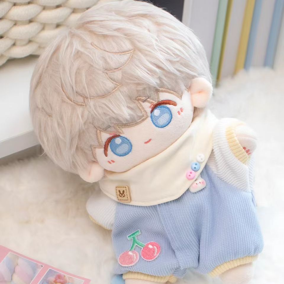 20cm连体爬服棉花娃娃衣服一番赏套装娃衣无属性玩偶替换装现货 - 图2