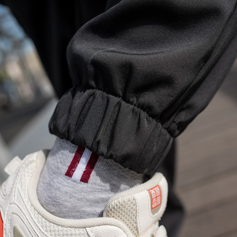 冬季加绒男士多兜口袋阔腿裤休闲裤 安博罗休闲裤