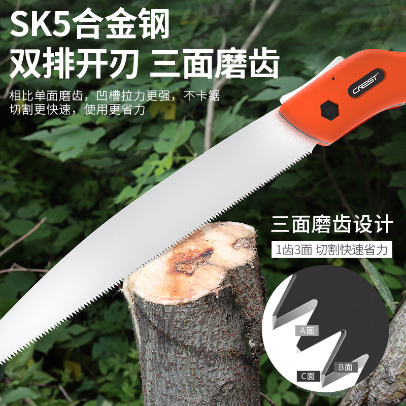 锯树锯子锯木神器据木头手工快速折叠木工剧木锯家用小型手持手锯_虎窝淘