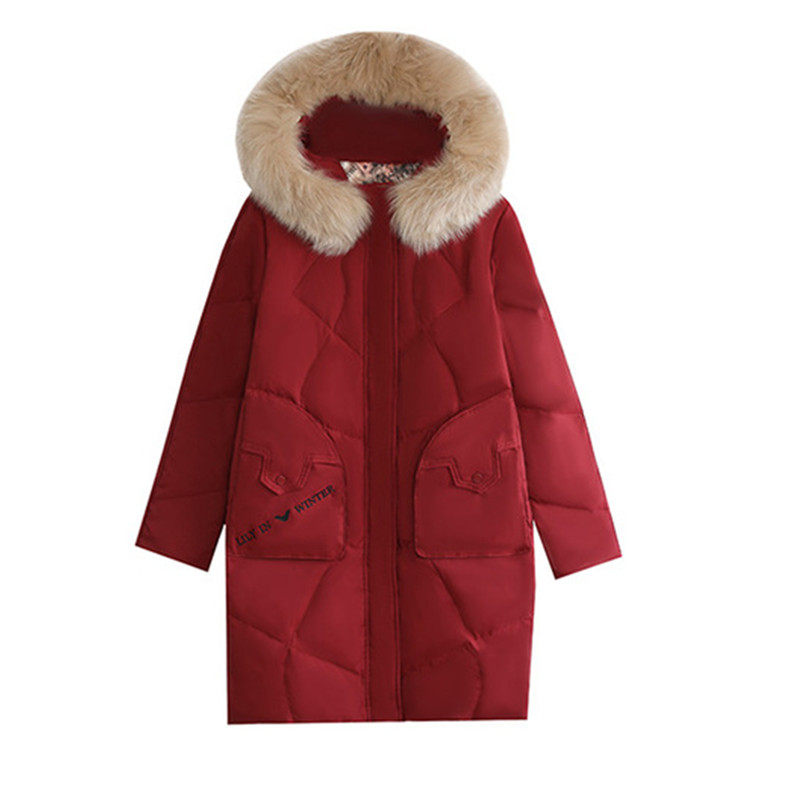 2025特大码300斤冬季羽绒服女200韩版中长款胖妹妹宽松厚棉服外套,淘宝优惠券,粉丝福利购,淘宝优惠卷