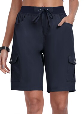 Women's Hiking Cargo Shorts Outdoor Running Athletic Short