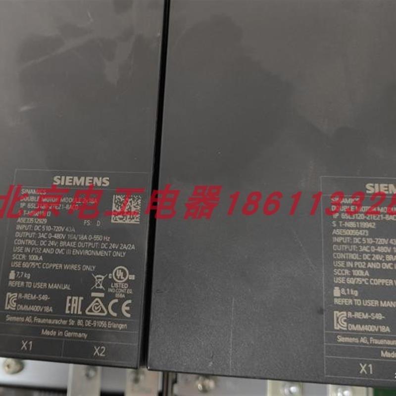 西门子变频器S120系列6SL3210-1SE24-5UA0 22KW 议价 - 图1