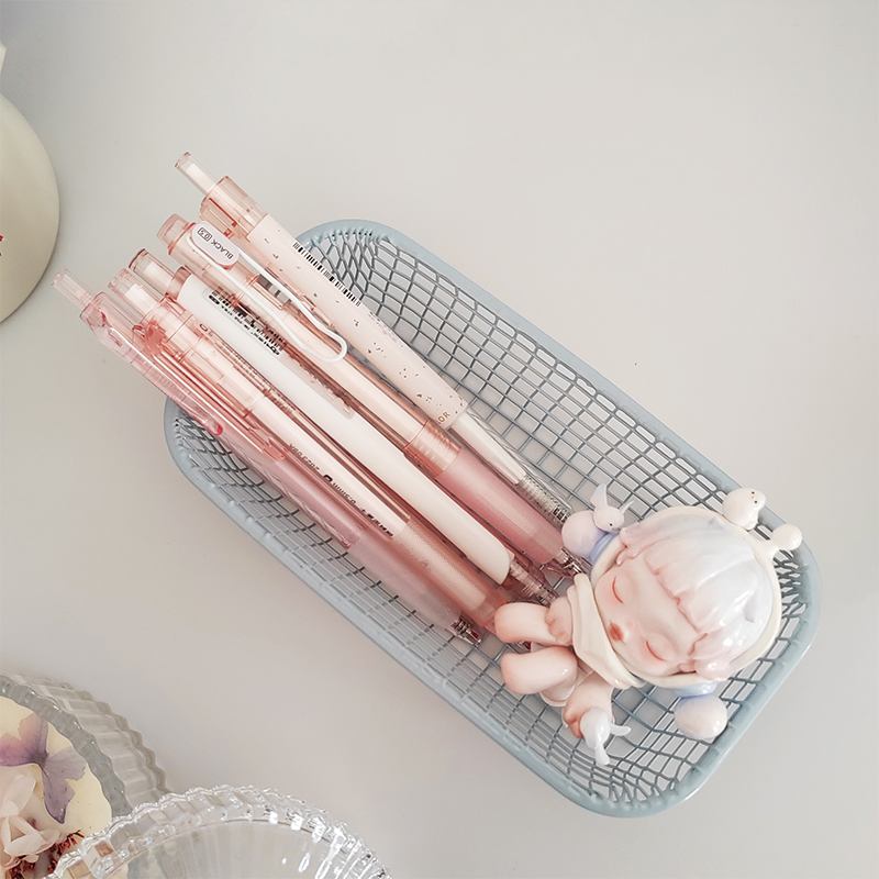 ins铁艺书桌杂物小物件收纳篮学生办公文具整理收纳筐篮子桌面,淘宝优惠券,粉丝福利购,淘宝优惠卷