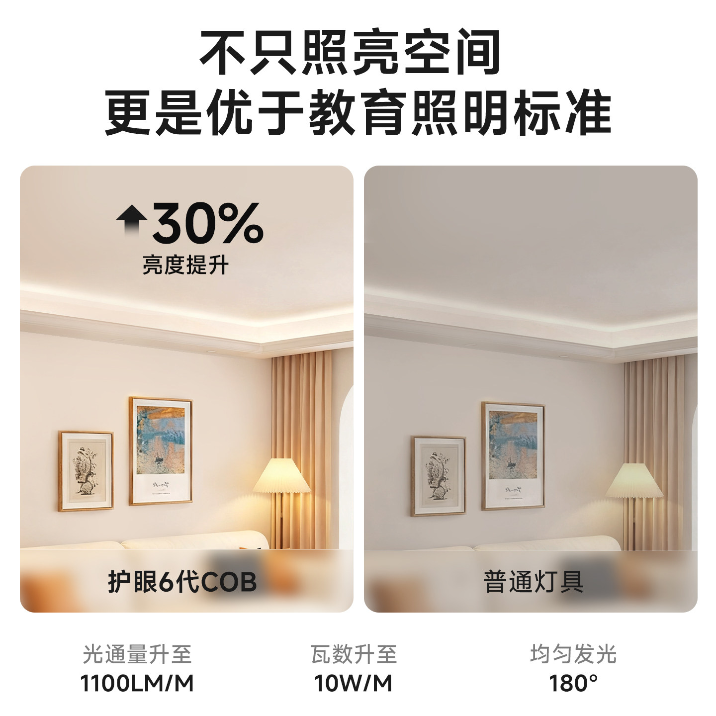 烁宇超亮COB灯带24V自粘超窄线性灯3/5mm低压LED软灯条橱柜氛围灯,淘宝优惠券,粉丝福利购,淘宝优惠卷