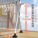 Balcony suction cup folding invisible telescopic household clothes drying rack