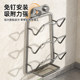 New suction cup punch-free pot lid holder wall-mounted