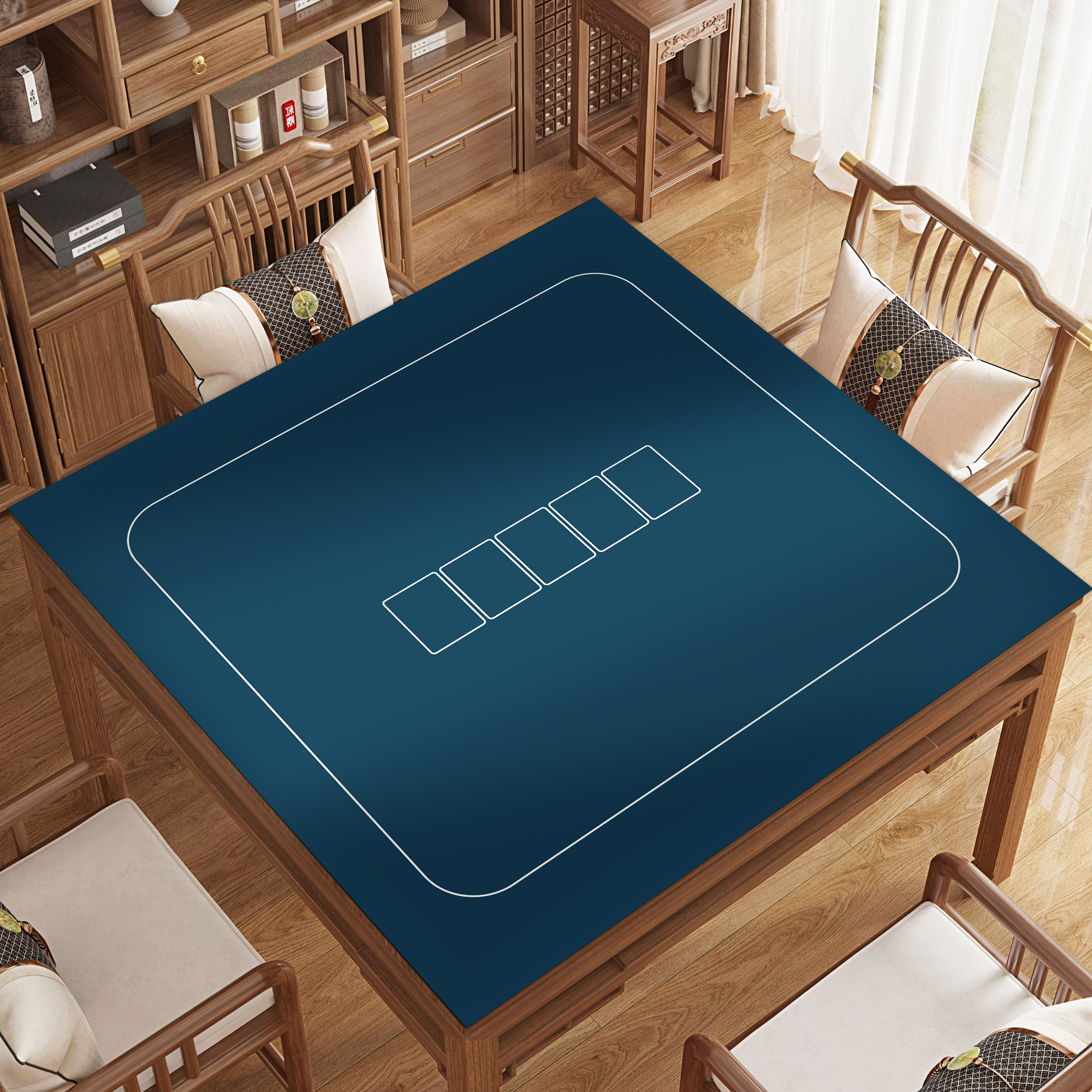 Texas Hold'em Special Tablecloth Thickened Silence Square Table Pad Playing Card Chess Room Chip High-end Table Pad