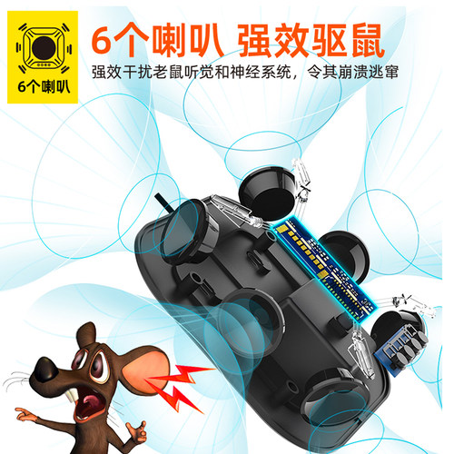 驱鼠器超声波强力家用室内电子猫驱赶鼠-图3