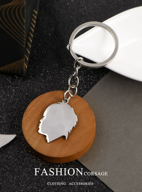 JAY周杰伦钛钢项链男锁骨链吊坠女百搭嘻哈衣服配饰包包挂件饰品