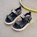 Летние сандалии для мальчиков, детская нескользящая обувь, 2021 года, подходит для подростков, в корейском стиле, мягкая подошва