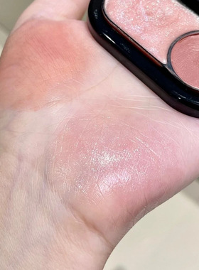 推荐!~水光ins感双色多用膏腮红膏一盘用全脸氛围感自然裸妆晒红