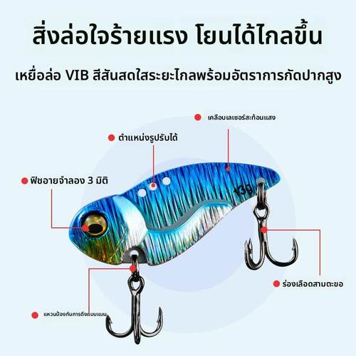 vib路亚饵新款远投金属微物翘嘴鲈鱼鲶鱼淡水海钓套装彷真鱼假饵 - 图3