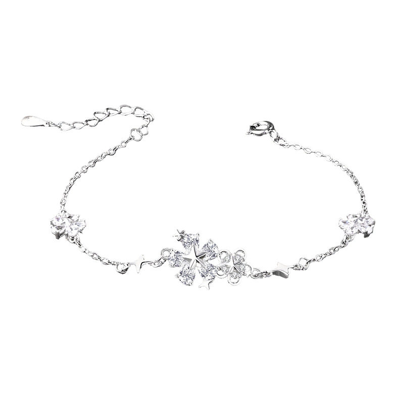 原创繁花星辰手链女纯银森系ins花卉手串时尚轻奢手饰品圣诞礼物,淘宝优惠券,粉丝福利购,淘宝优惠卷