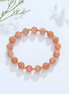 巴度水晶手链女韩版转运招桃花串珠真空保色水晶手饰现货批发