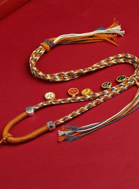 新款藏式配饰 藏式饰品 高级感精致国潮风复古藏式唐卡项链绳ins