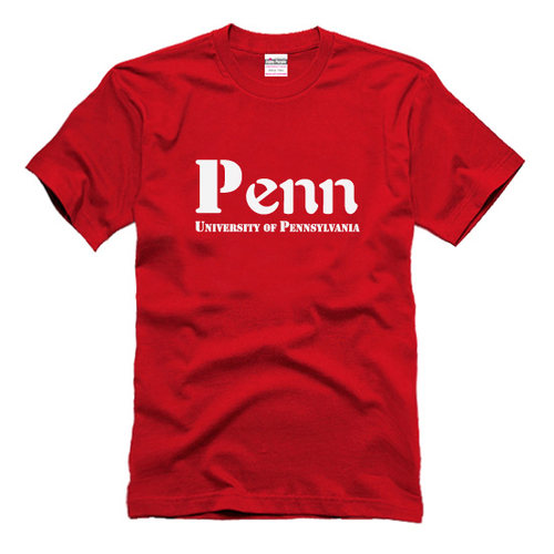 美国大学T恤 宾夕法尼亚大学短袖T恤校园文化衫校服Penn T恤 - 图0