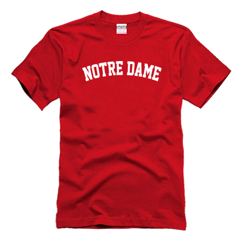 美国圣母大学T恤University of Notre Dame诺特丹大学男女T shirt - 图3