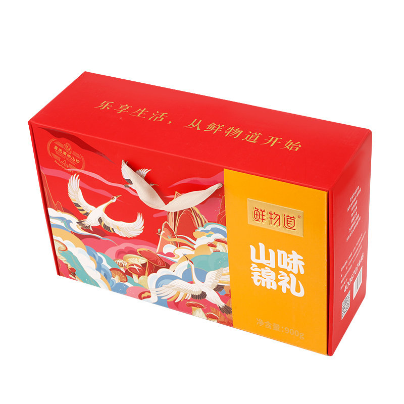 鲜物道礼盒南北木耳香菇茶树牛肝菌 彤程食品香菇类