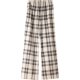 ໂສ້ງກະໂປ່ງ plaid ແອວສູງ ນຸ່ງສະບາຍ ຂະໜາດໃຫຍ່