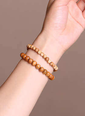 原创设计老桃木手串女纯桃木桃花