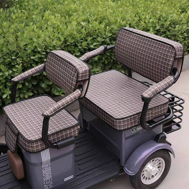 雅迪C16电动三轮车座套C13e C50 C60s C80 C2e Cm6防水坐垫套 - 图0