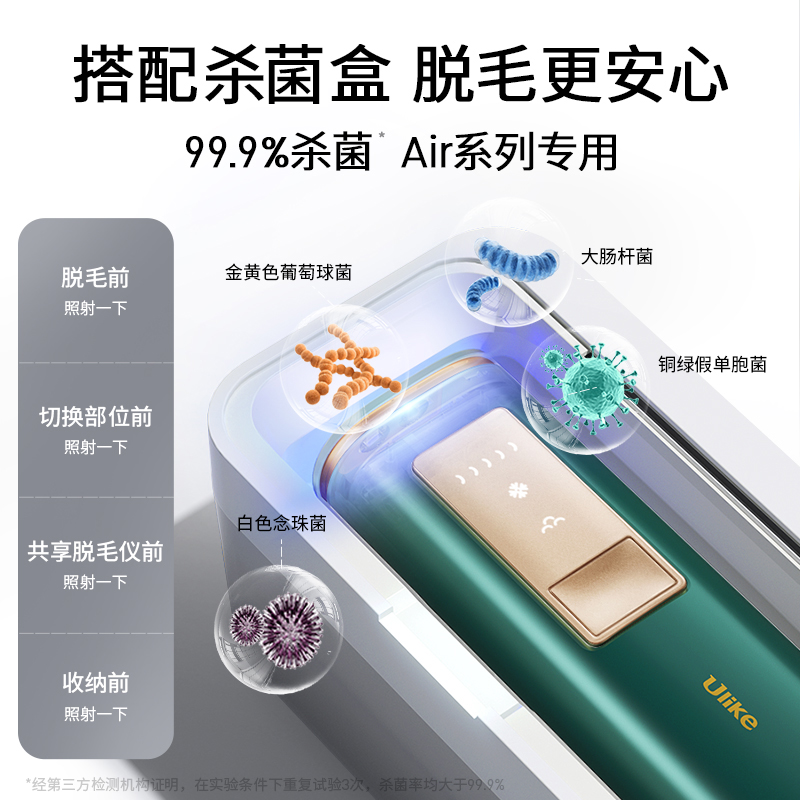 【520礼物】Ulike蓝宝石冰点air脱毛仪器无痛家用全身持久剃毛 - 图0