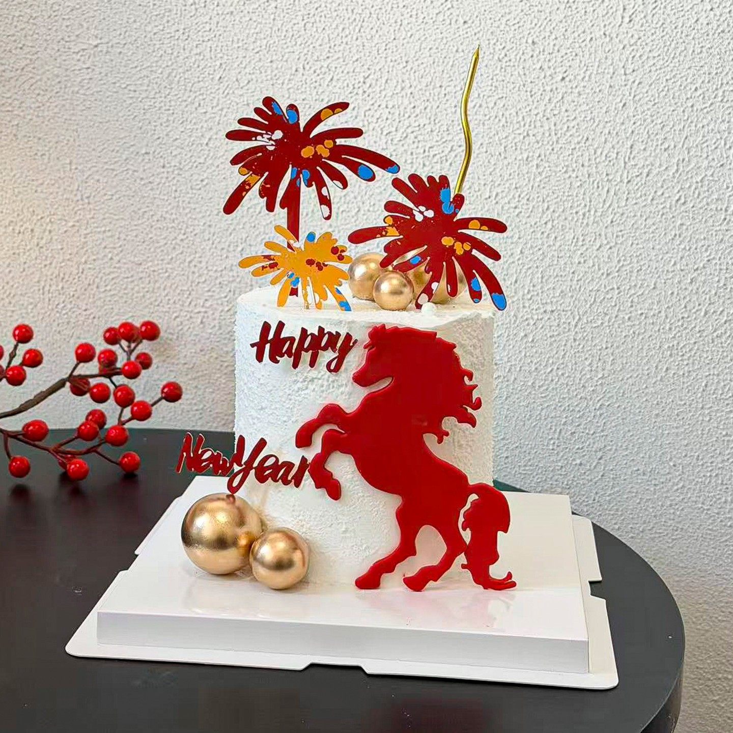 马年新年蛋糕装饰马到成功千里马翻糖刻字切模礼花火花烘焙插件,淘宝优惠券,粉丝福利购,淘宝优惠卷