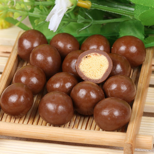 梁丰麦咪夹心麦丽素夹心巧克力25g*24袋怀旧饼干食品（代可可脂） - 图2