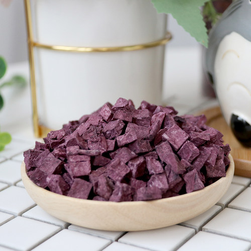 小宠物龙猫兔子猪猪天然紫薯粒紫薯干促进肠胃蠕动增强免疫力补钙 - 图2