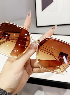 太阳镜女2026年新款防紫外线墨镜男高级感圆脸大脸简约眼镜显脸小