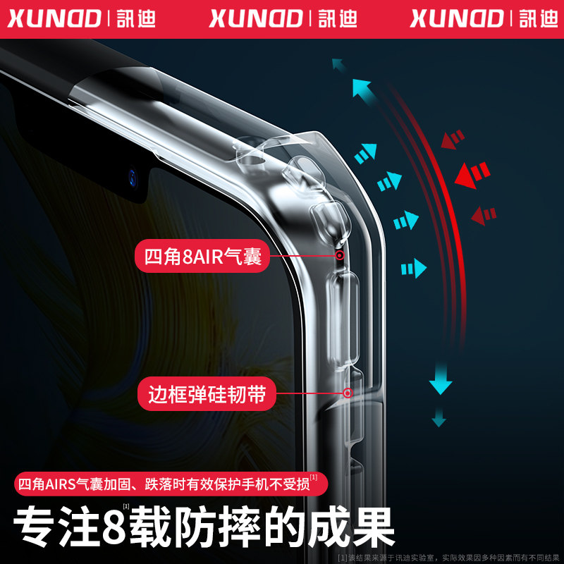 讯迪适用华为mate30pro手机壳70Air60气囊防摔新款全包镜头40保时捷RS50男生曲面屏80promax外壳30e支架壳GZ