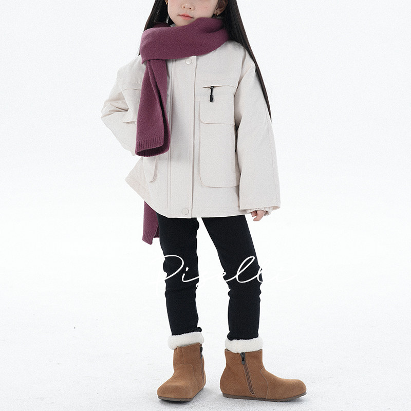 【瑞士卷】PISELLI史豌豆女童2025新款冬季裤子一体绒加厚打底裤,淘宝优惠券,粉丝福利购,淘宝优惠卷