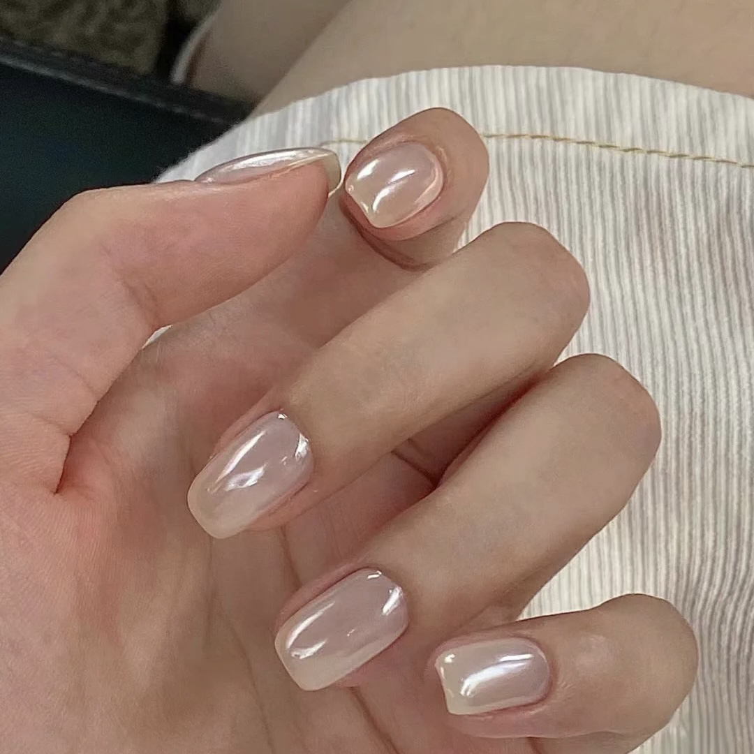 【天空之镜】14片高品质海莉珍珠贝母脚趾甲穿戴甲美甲贴片成品,淘宝优惠券,粉丝福利购,淘宝优惠卷