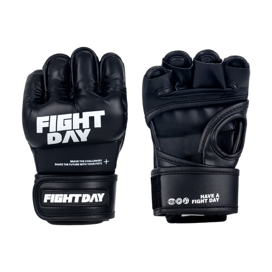 FIGHTDAY MMA Mixed Martial Arts Adult Boxing Gloves Half Finger Split Finger Confrontation Training Competition Boxing Gloves