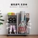 Movable sports equipment storage rack Tiebang