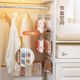 Stainless steel multi-clip baby sock drying rack
