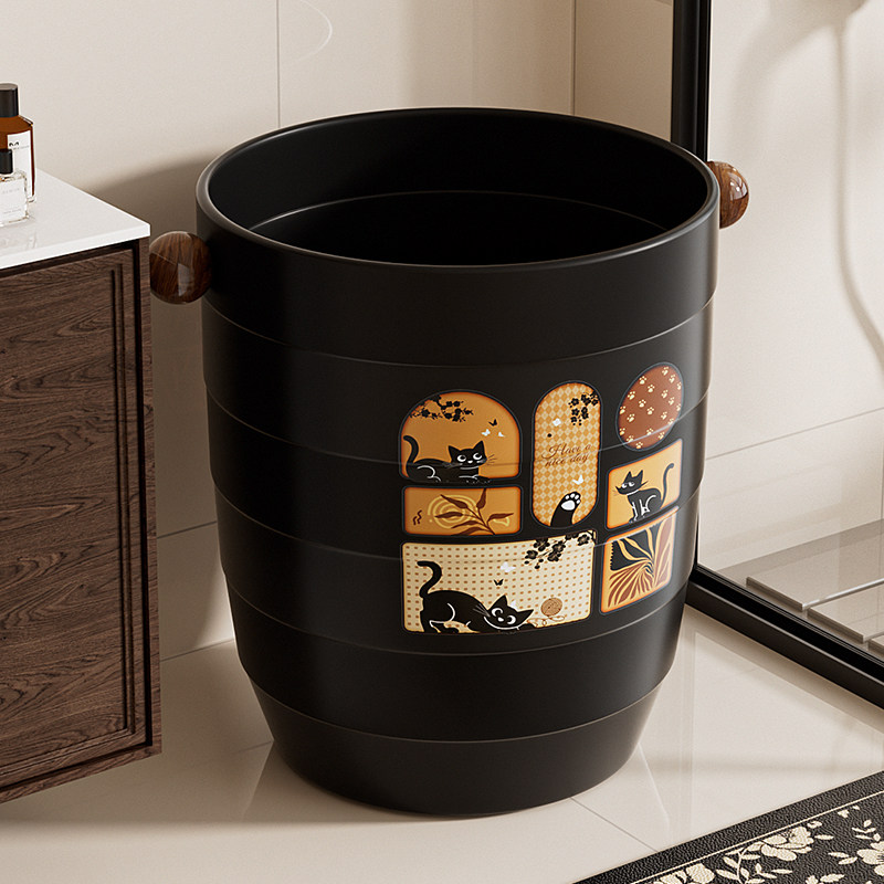 垃圾桶家用客厅卧室厨房卫生间厕所大号大容量高颜值卫生纸纸篓桶