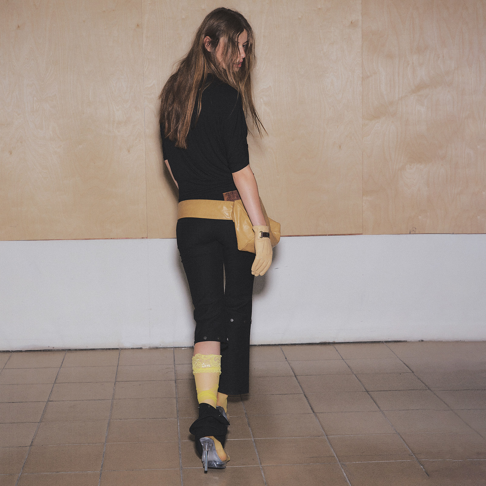 CLOUD WILD白云野边90S复古低腰拼接微喇牛仔裤女早秋休闲长裤子,淘宝优惠券,粉丝福利购,淘宝优惠卷