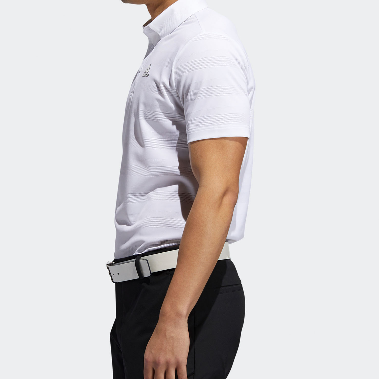 Adidas/阿迪达斯正品男子高尔夫排汗运动短袖POLO衫 FS6880 - 图1