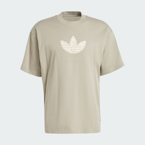 Adidas/阿迪达斯正品三叶草夏季男子透气短袖T恤IV9694 - 图2